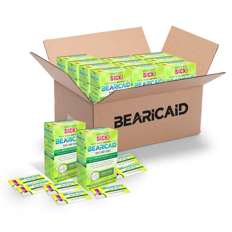 Bearicaid Wipes Team Prevention Case 12 Boxes (650 Total Wipes)